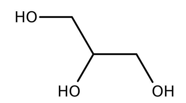 glycerol molecular structure