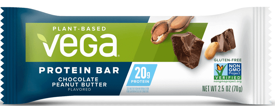 vega 20g protein bar wrapper