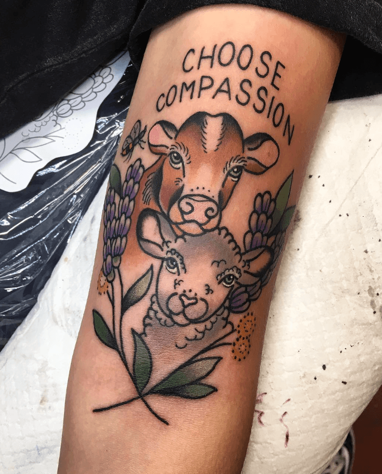 choose compassion tattoo