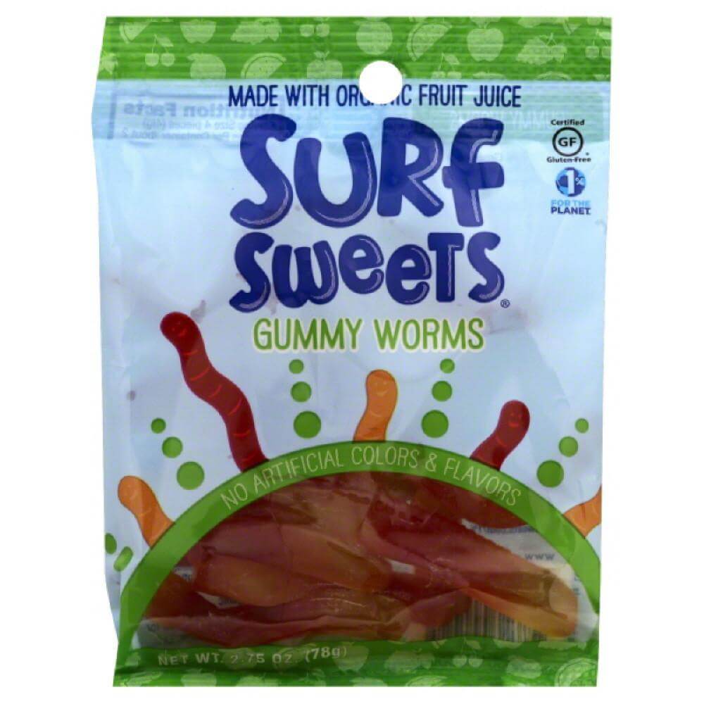 surf sweet gummy worms