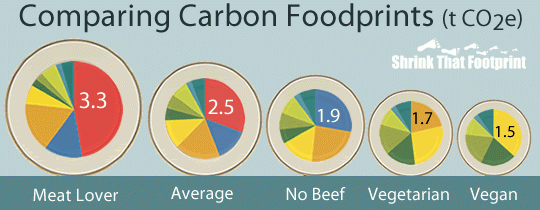 carbon footprint of diets
