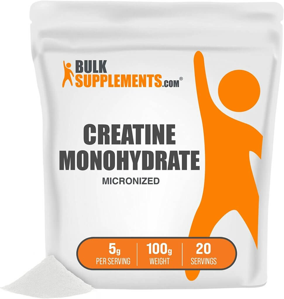 bulk supplements creatine monohydrate vegan package