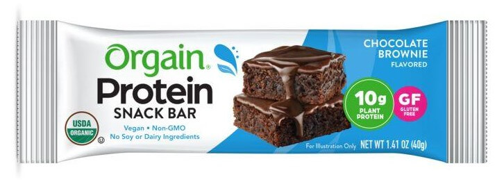 orgain protein bar