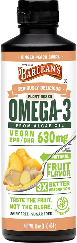 barleans vegan liquid omega 3 supplement